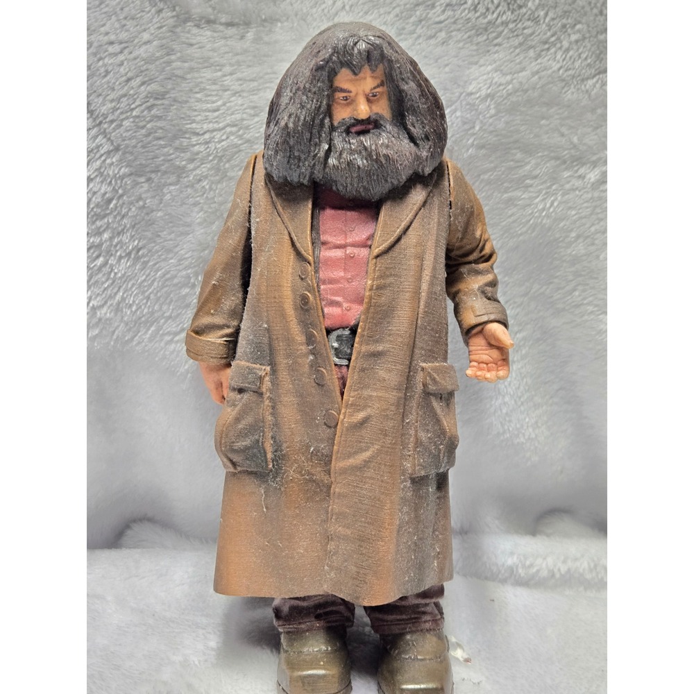 Vintage 2001 Harry Potter Rubeus Hagrid Action Figure Warner Bros 7.5 inch